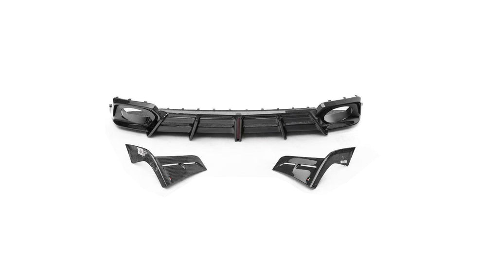 Audi R8 Gen 2 Facelift 2020 2021 2022 2023 with Aftermarket Parts - ART Rear Diffuser Dry Pre-preg Carbon Fiber from ArmorExtend