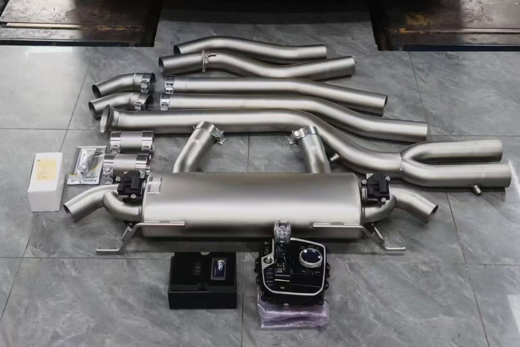 BMW 2 Series M240 G42 2022-ON with Aftermarket Parts - Catback Exhaust with Valve Dual Tips Exit Stainless Steel / Titanium from ArmorExtend