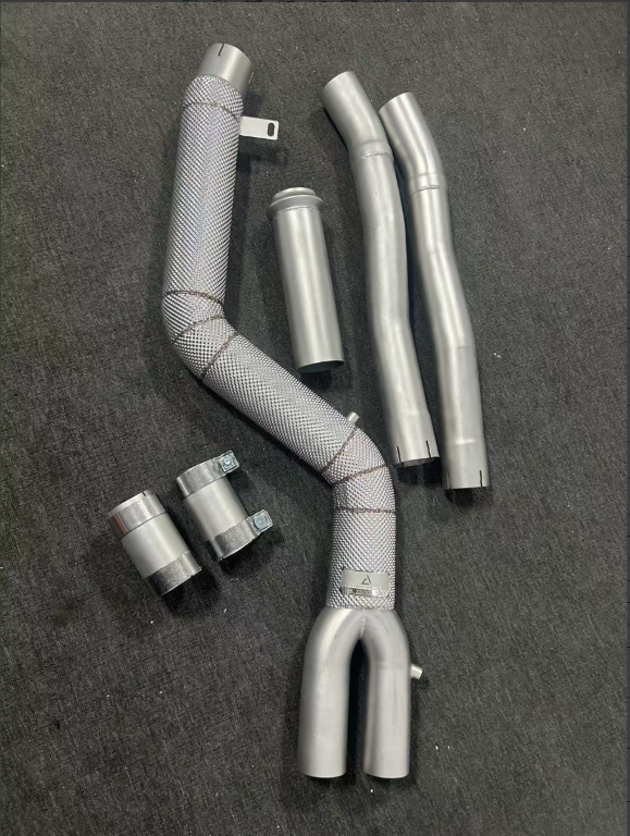 BMW 2 Series M240 G42 2022-ON with Aftermarket Parts - Midpipe Exhaust Stainless Steel / Titanium from ArmorExtend