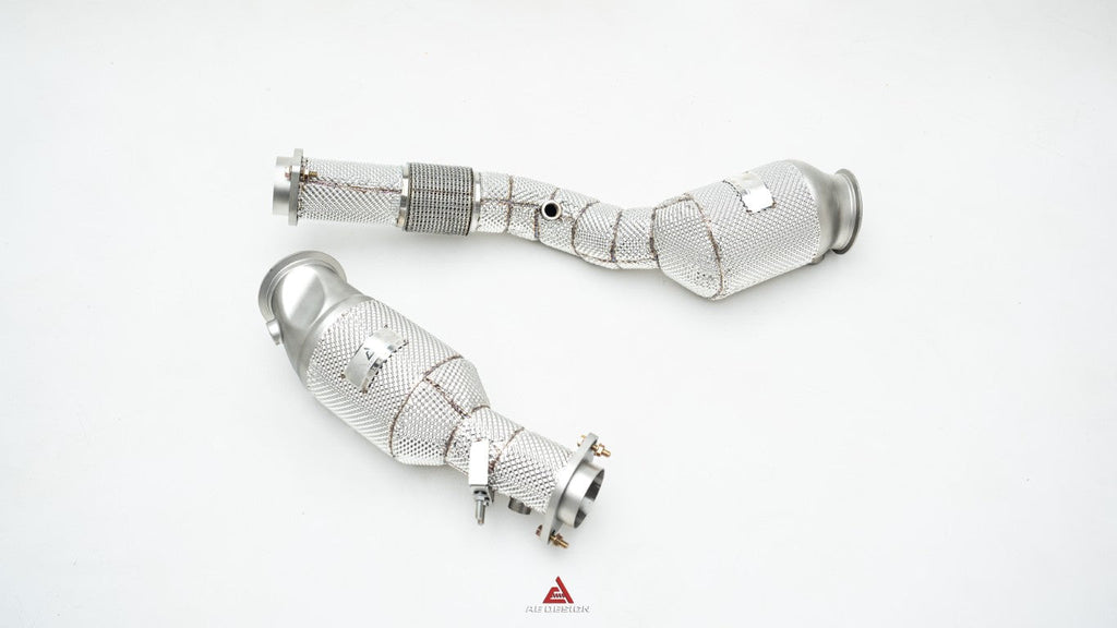 BMW X3M X3MC F97 & X4M X4MC F98 LCI 2022-ON  (3.0T) with Aftermarket Parts - 200 & 300 & 400 CELL Downpipe Stainless Steel / Titanium from ArmorExtend