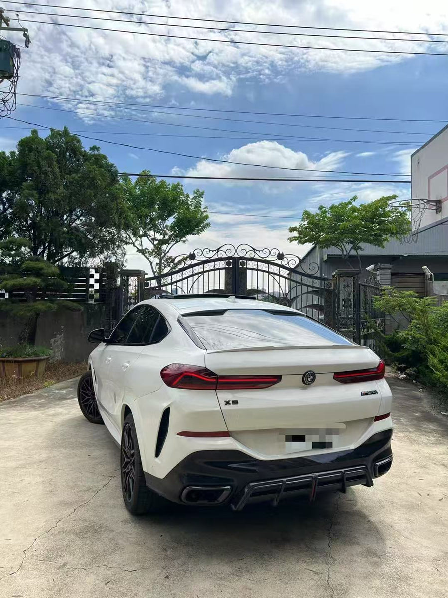 BMW X6 M60I M50i G06 Aftermarket Parts ArmorExtend Rear Diffuser ...