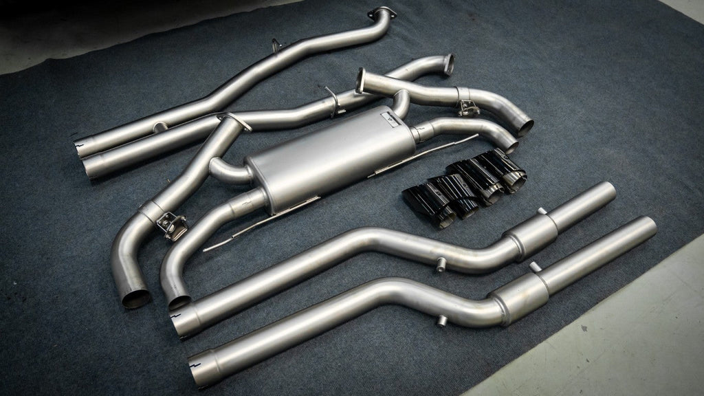 BMW X5M X5MC F95 & X6M X6MC F96 LCI 2024-ON with Aftermarket Parts - Catback Exhaust with Valve Stainless Steel / Titanium from ArmorExtend