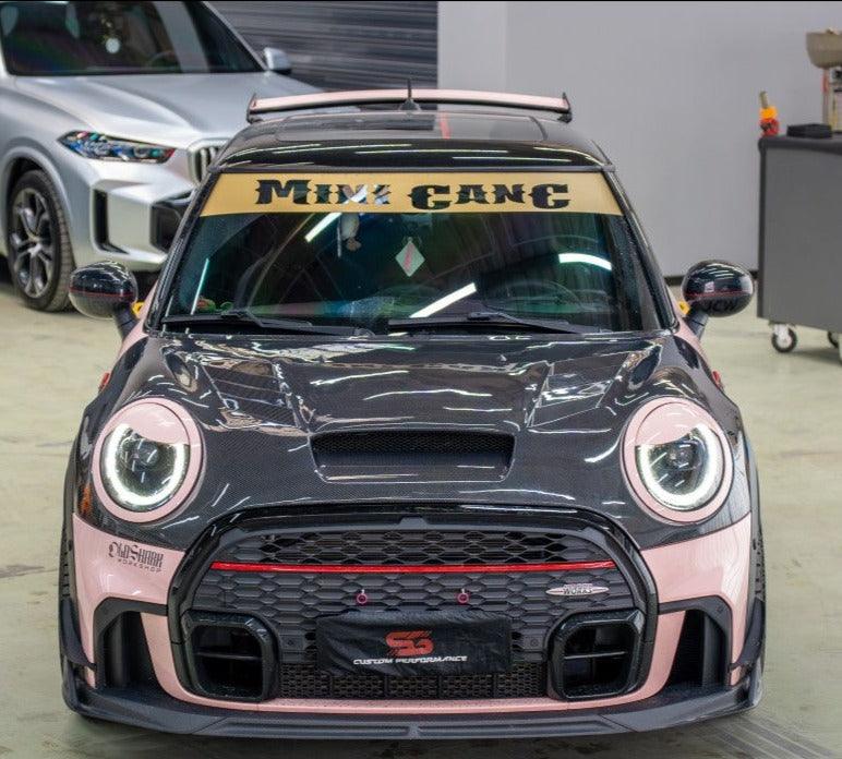 Mini Cooper JCW F56 Aftermarket Parts - ArmorExtend Hood Carbon Fiber ...