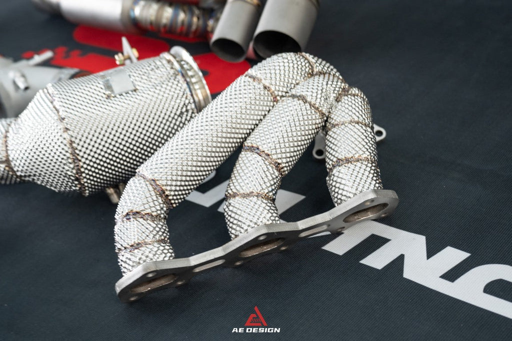 Porsche 911 992.1 Carerra Base/S/T/4/4S/GTS 2020 2021 2022 2023 2024 & 992.2 Carerra Base/S/T 2025-ON with Aftermarket Parts - 200 & 300 & 400 CELL Header Stainless Steel / Titanium from ArmorExtend