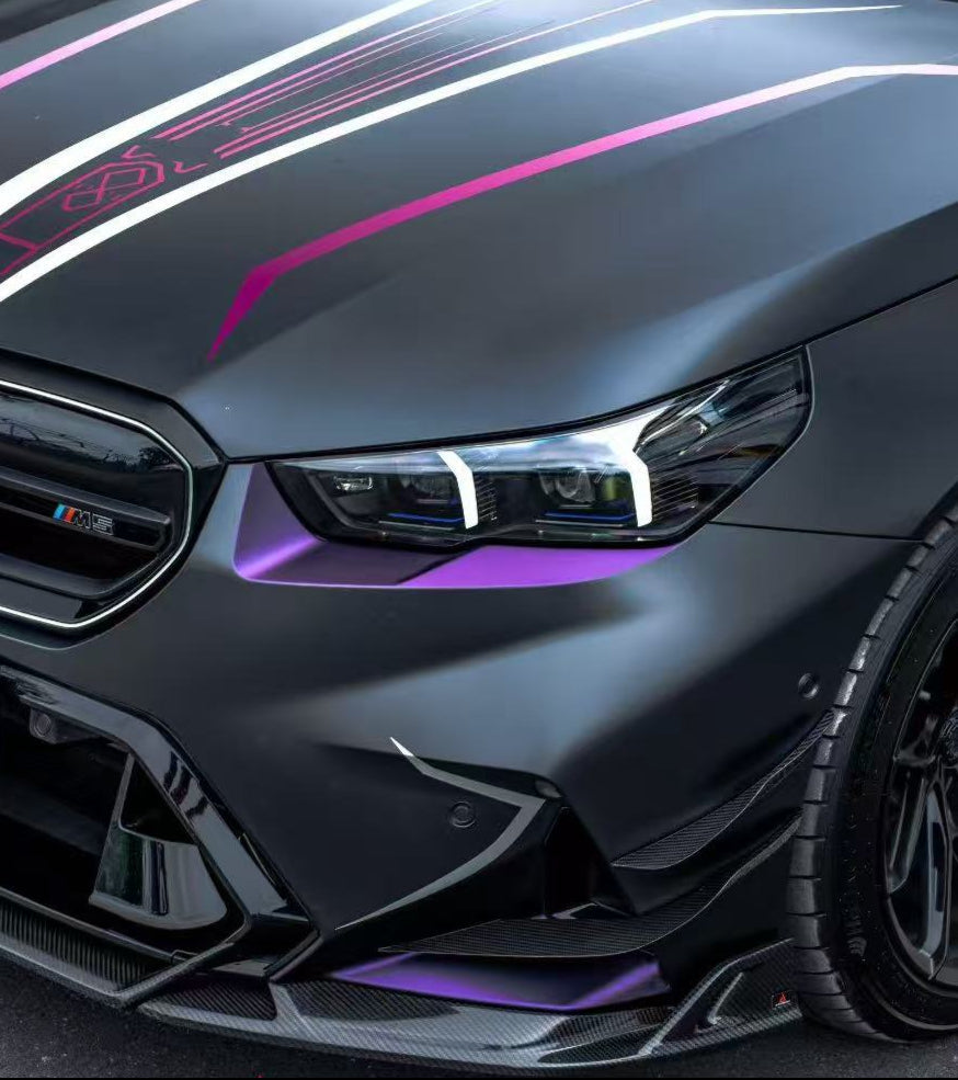 BMW M5C M5 G90 2024-ON with Aftermarket Parts - Front Canards Pre-preg Carbon Fiber from Armorextend