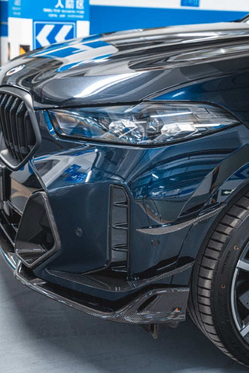 BMW X6 M60i xDrive40i G06 LCI 2024-ON with Aftermarket Parts - AE Front Canards Carbon Fiber from ArmorExtend