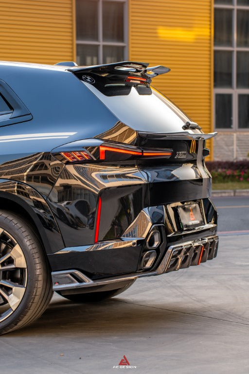 BMW XM / XM Label Red G09 2023-ON with Aftermarket Parts - AE Rear Roof Spoiler Carbon Fiber from ArmorExtend