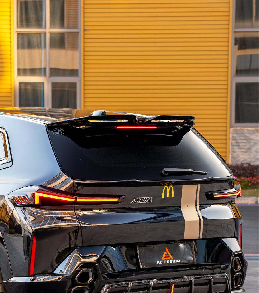 BMW XM / XM Label Red G09 2023-ON with Aftermarket Parts - AE Rear Roof Spoiler Carbon Fiber from ArmorExtend