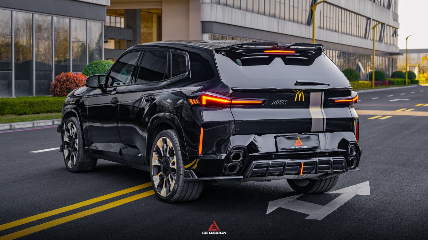 BMW XM / XM Label Red G09 2023-ON with Aftermarket Parts - AE Rear Lip Spoiler Carbon Fiber from ArmorExtend