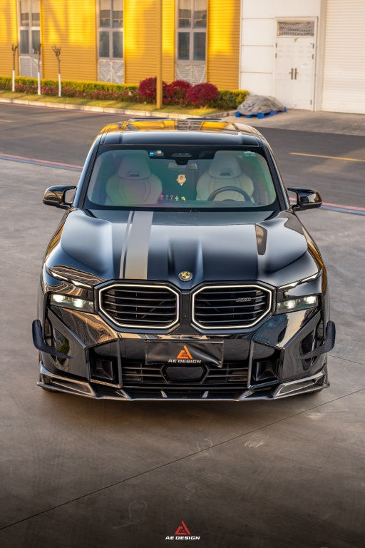 BMW XM / XM Label Red G09 2023-ON with Aftermarket Parts - AE Front Lip Carbon Fiber from ArmorExtend