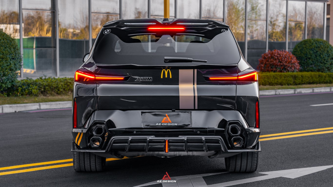 BMW XM / XM Label Red G09 2023-ON with Aftermarket Parts - AE Rear Diffuser & Canards Carbon Fiber from ArmorExtend