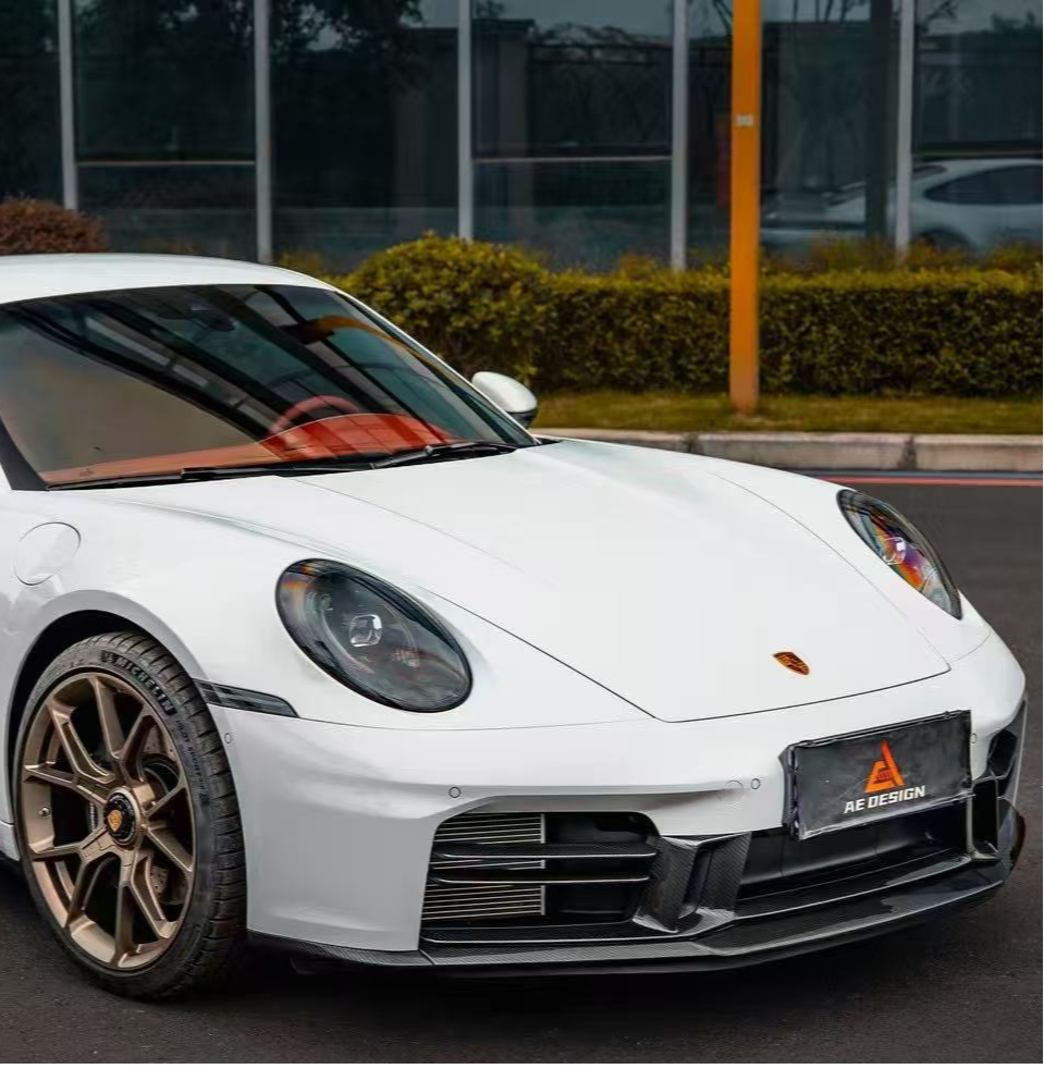 Porsche 911 992.2 Carerra Base/S/T/4S/GTS/Targa4S/Targa4GTS 2025-ON (Fits SportDesign Bumper Only) with Aftermarket Parts - Pre-preg Carbon Fiber from Armorextend