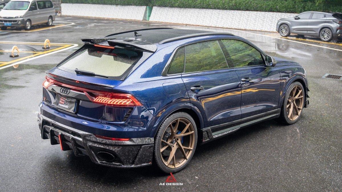 Audi Q8 SQ8 RSQ8 Aftermarket Parts - ArmorExtend Rear Spoiler Carbon ...