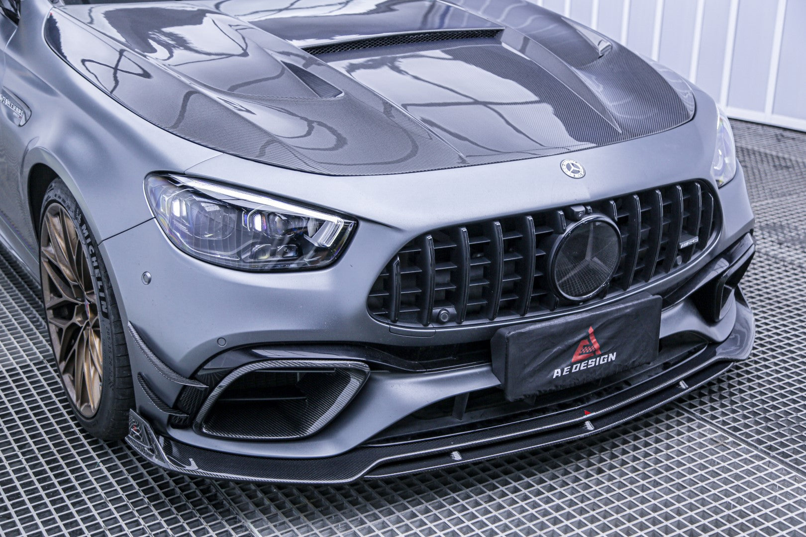 Armorextend AE Design Carbon Fiber Hood Bonnet for Mercedes Benz W213 4 Door E63 2017-ON