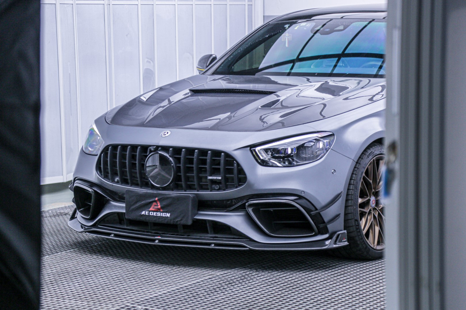 Armorextend AE Design Carbon Fiber Hood Bonnet for Mercedes Benz W213 4 Door E63 2017-ON