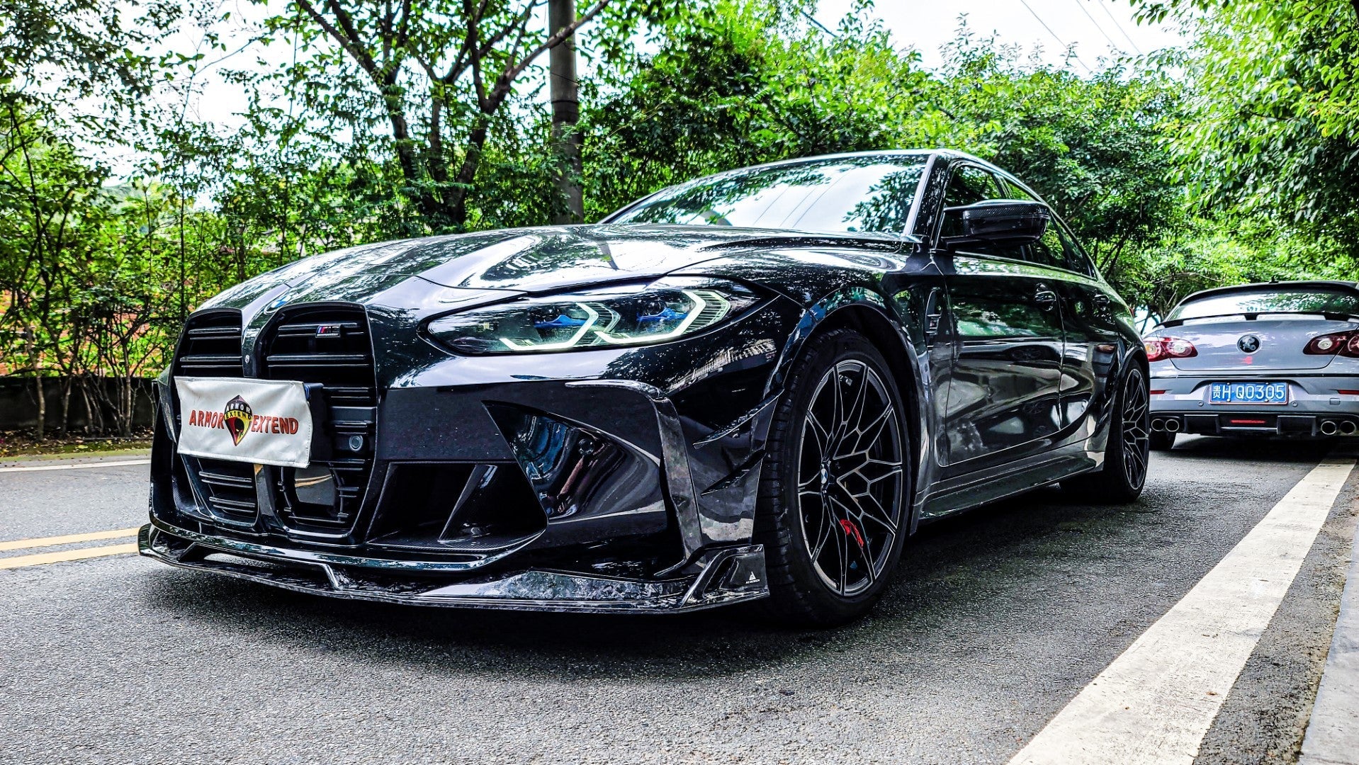 Armorextend AE Design Carbon Fiber Front Lip for BMW G80 G82 G83 M3 M4 2021-ON