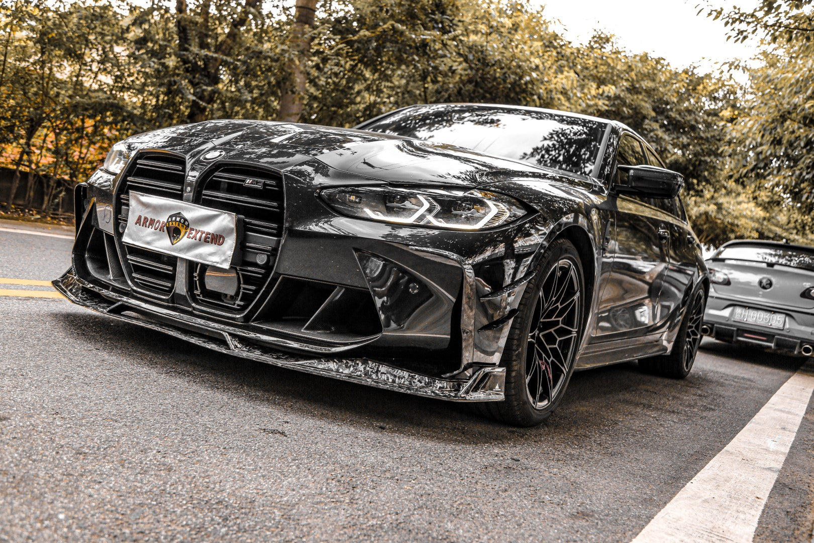 Armorextend AE Design Carbon Fiber Front Lip for BMW G80 G82 G83 M3 M4 2021-ON