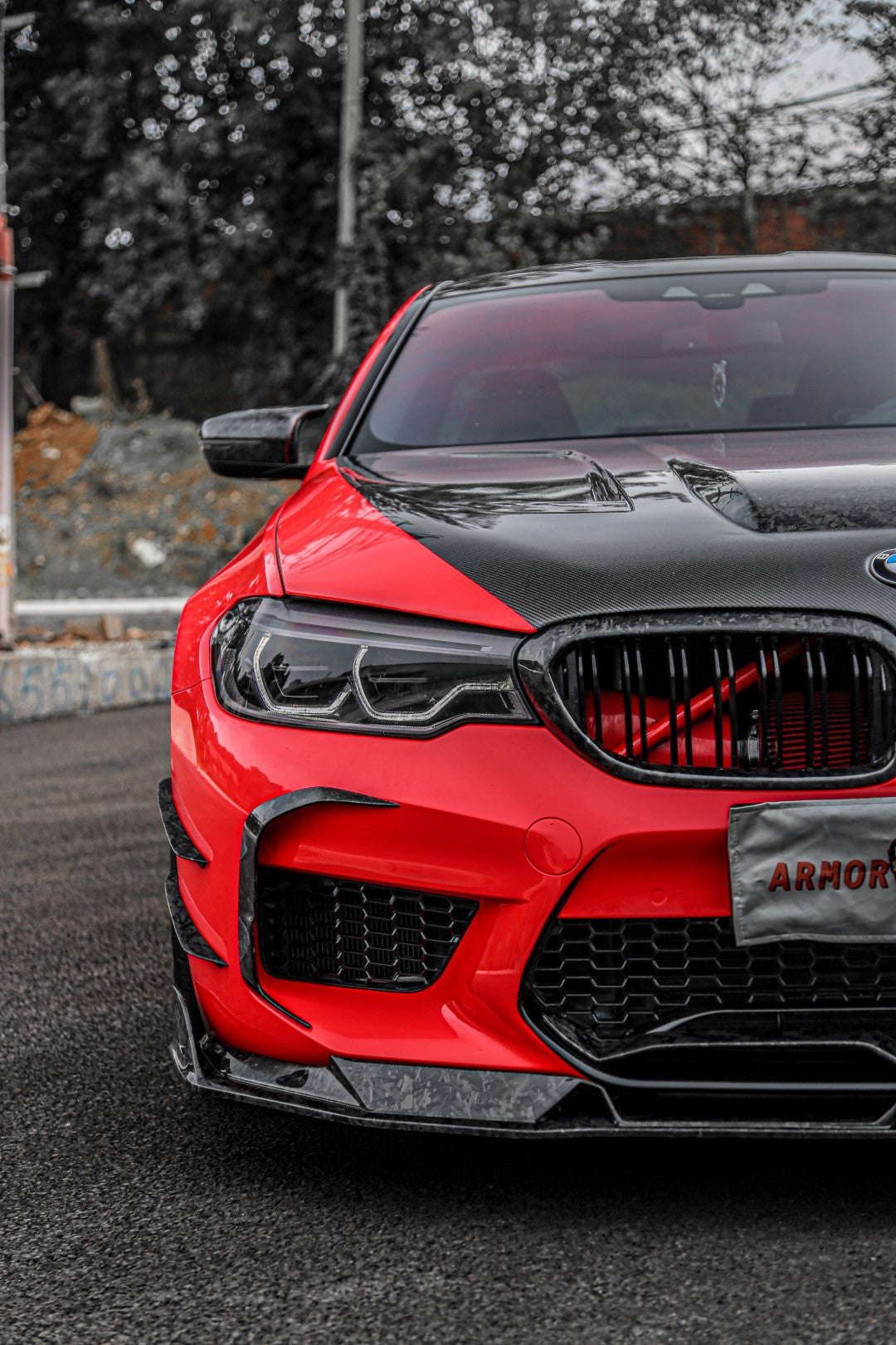 Armorextend AE Design Carbon Fiber Hood Bonnet for BMW M5 F90 G30 540i M550i