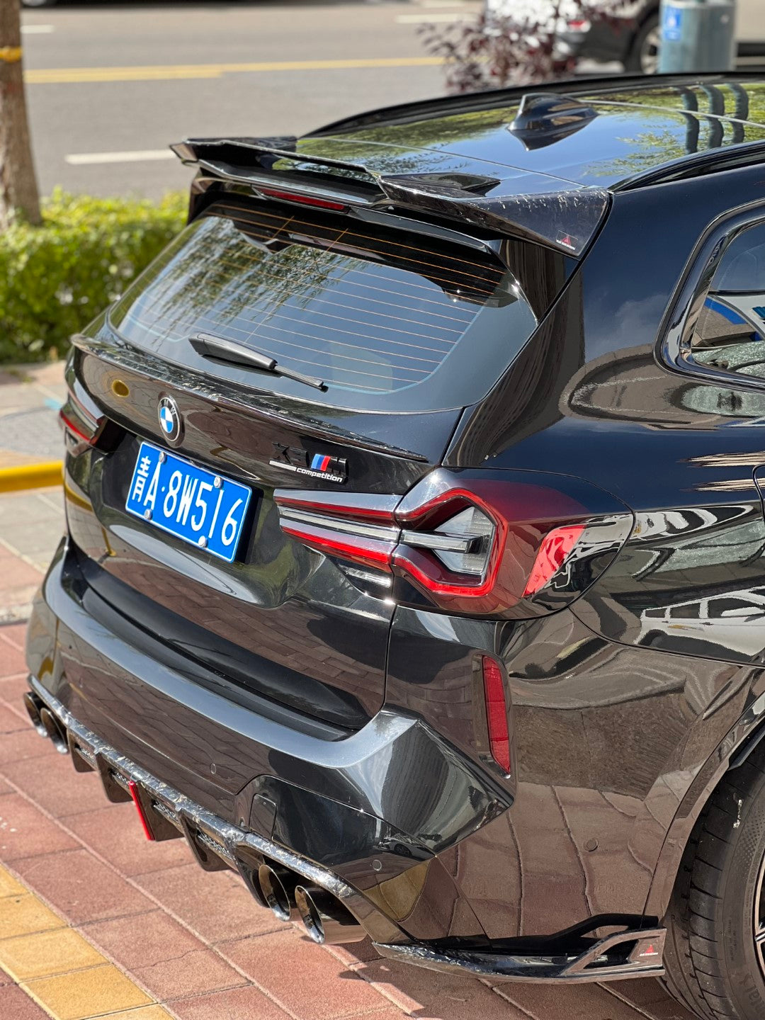 Armorextend AE Design Carbon Fiber Rear Diffuser V2 for BMW X3M X3MC F97 2019-ON