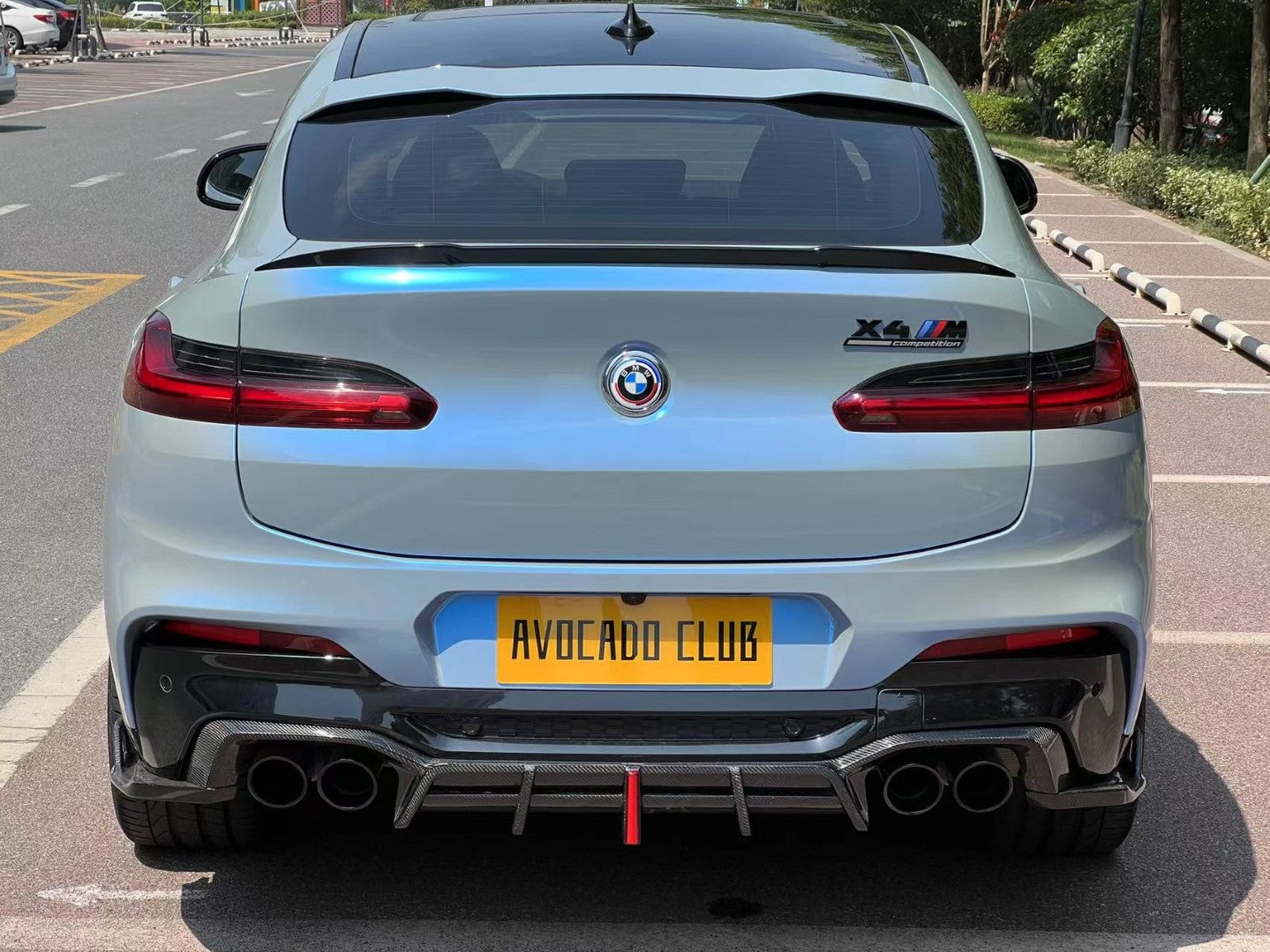 Armorextend AE Design Carbon Fiber Rear Diffuser V2 for BMW X4M X4MC F98 2019-ON