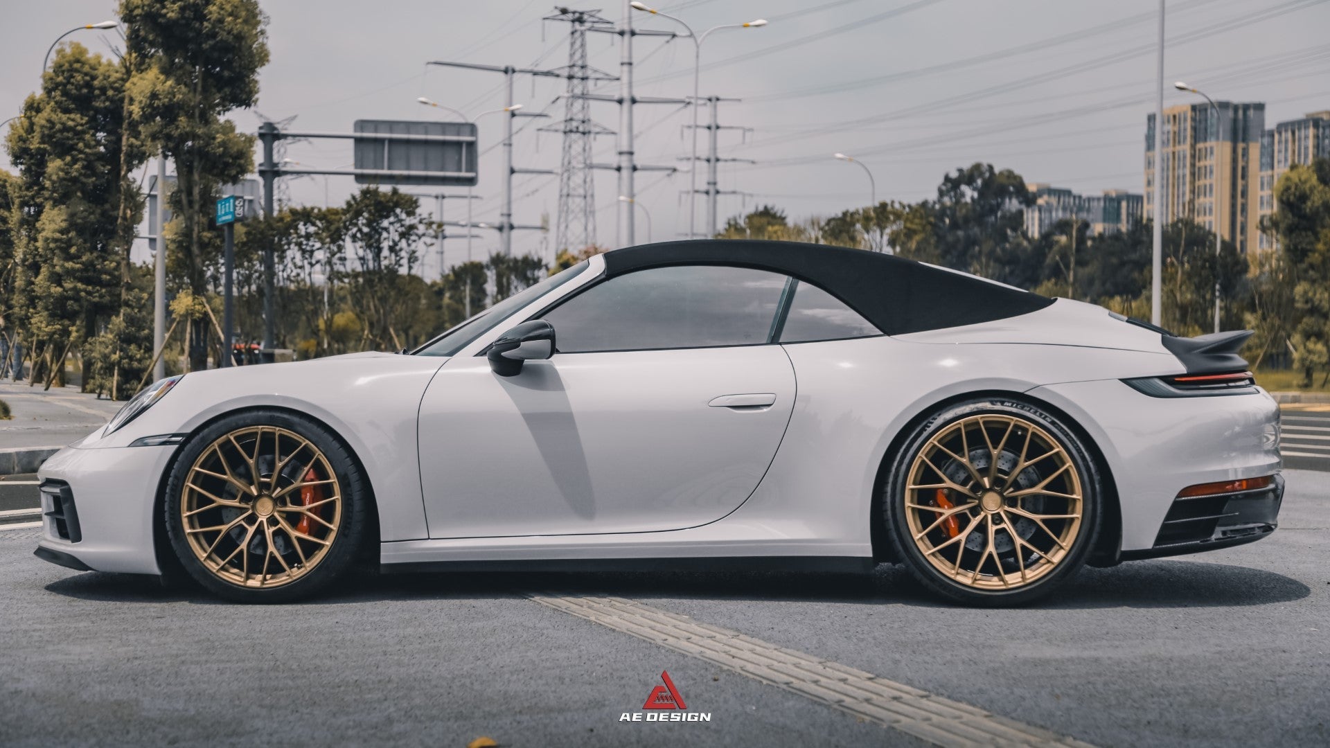 Armorextend AE Design ART Carbon Fiber Ducktail Spoiler for Porsche 992 Convertible Carrera & 4 & S & 4S
