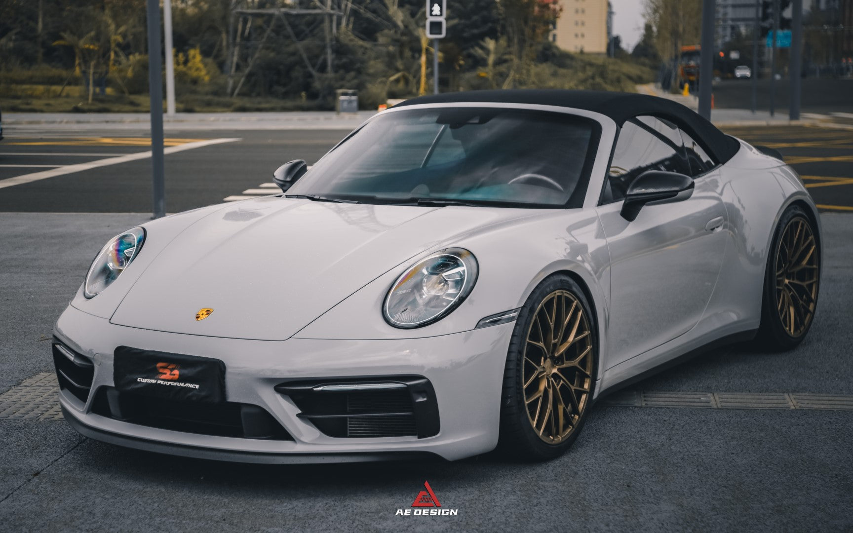 Armorextend AE Design ART Carbon Fiber Ducktail Spoiler for Porsche 992 Convertible Carrera & 4 & S & 4S