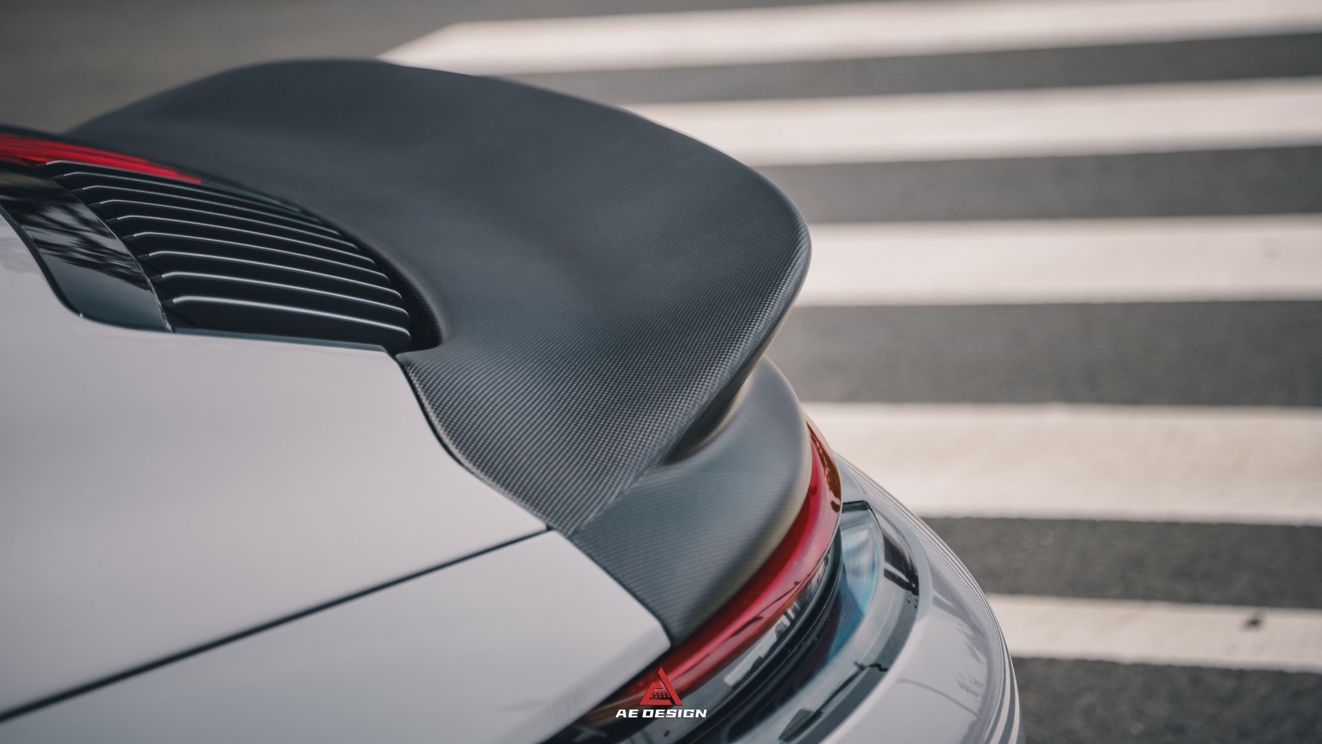 Armorextend AE Design ART Carbon Fiber Ducktail Spoiler for Porsche 992 Convertible Carrera & 4 & S & 4S