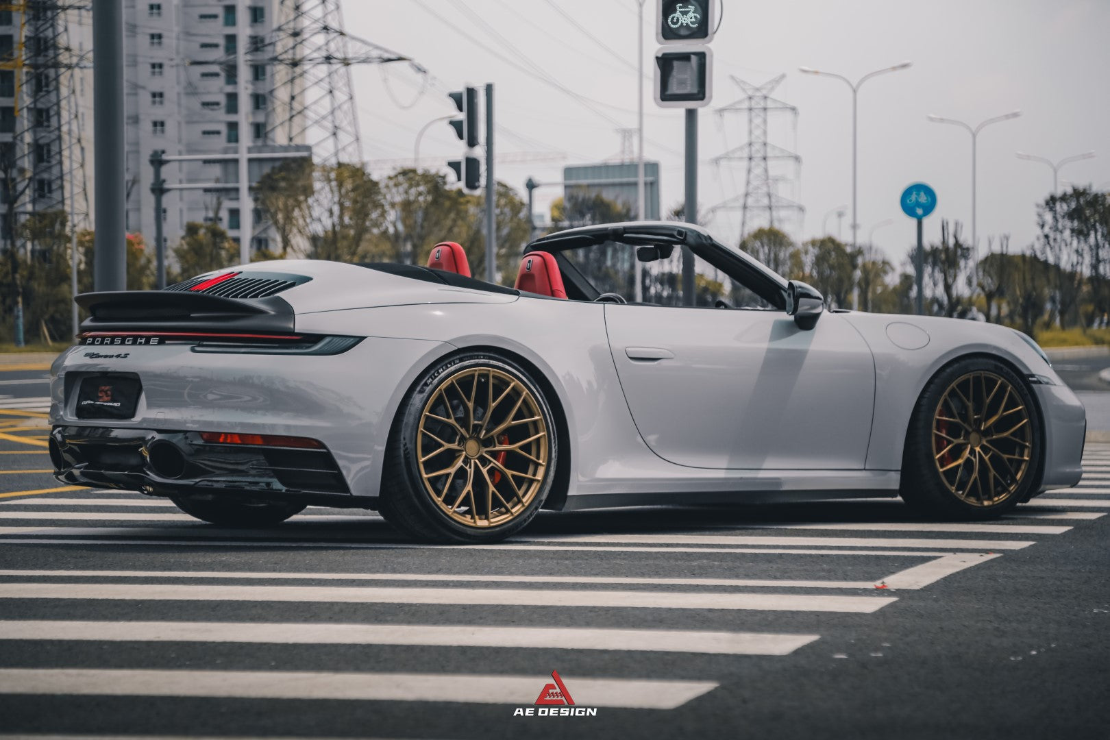 Armorextend AE Design ART Carbon Fiber Ducktail Spoiler for Porsche 992 Convertible Carrera & 4 & S & 4S