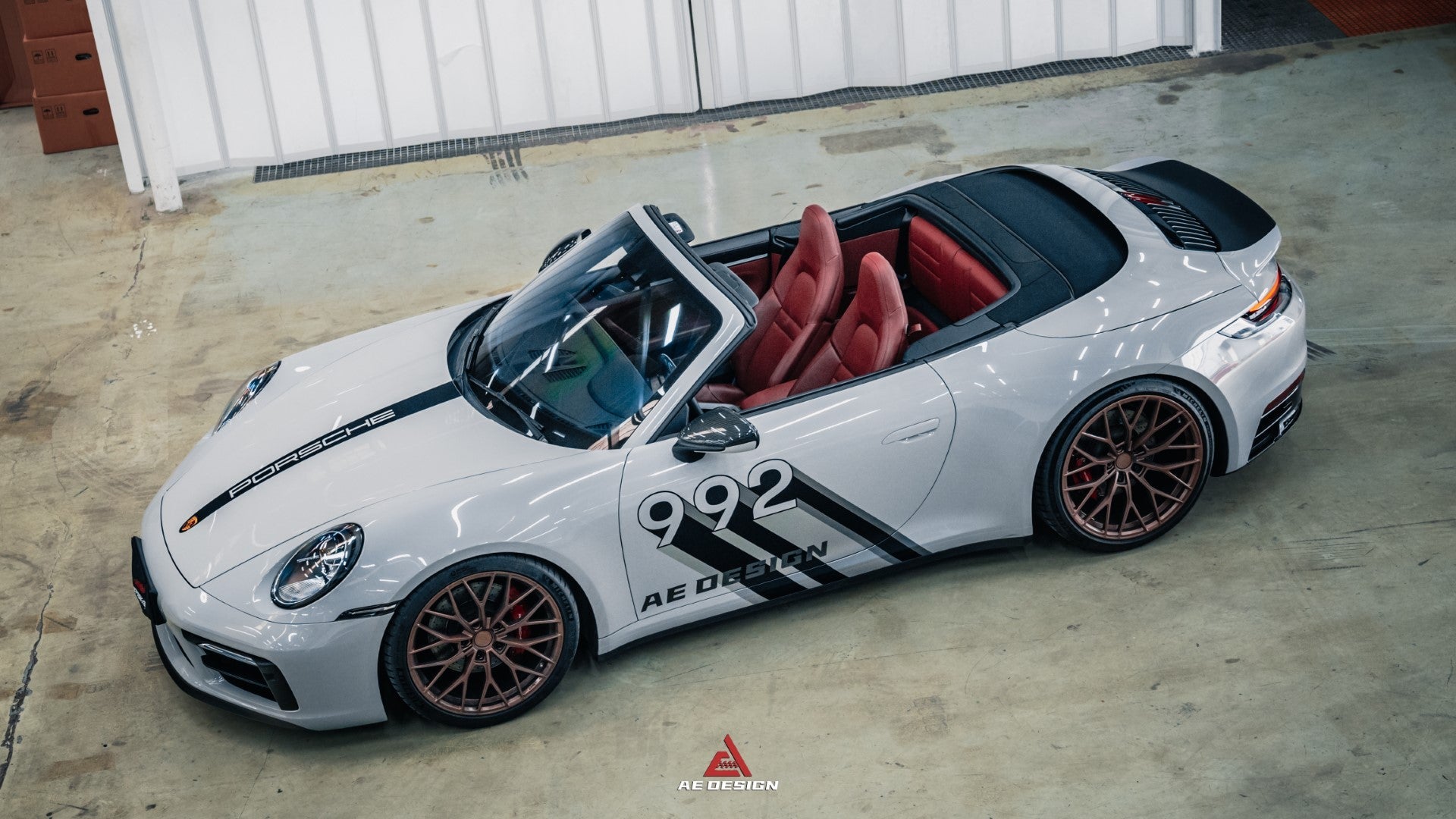 Armorextend AE Design ART Carbon Fiber Ducktail Spoiler for Porsche 992 Convertible Carrera & 4 & S & 4S