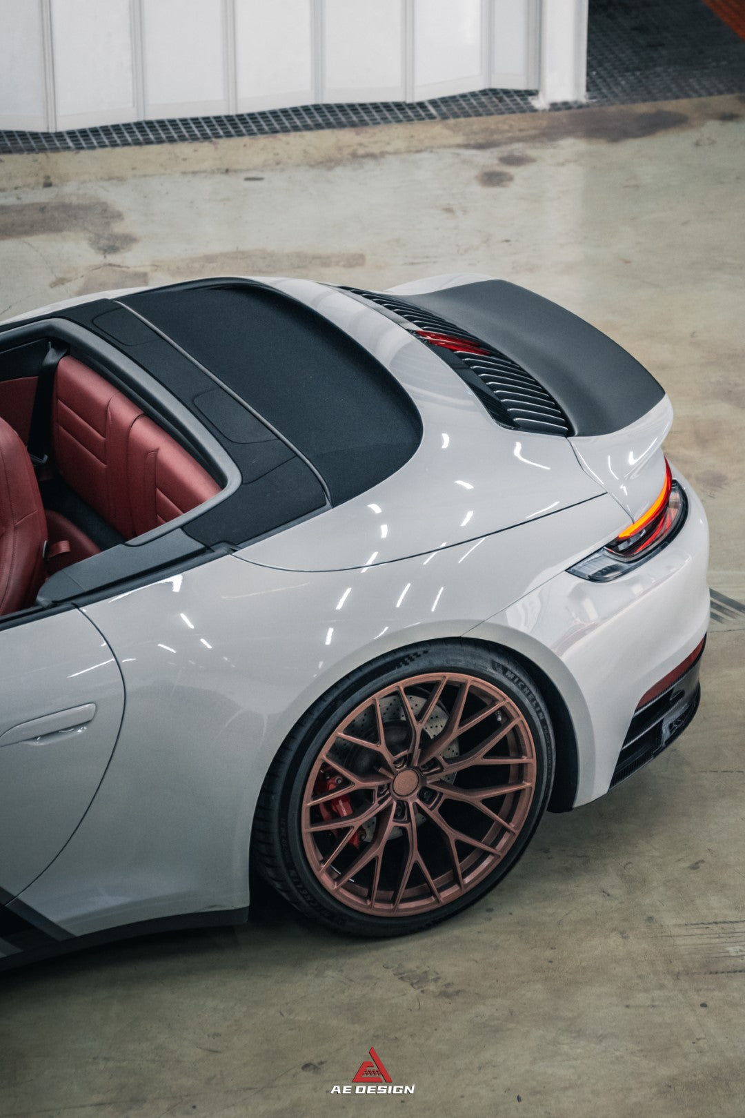 Armorextend AE Design ART Carbon Fiber Ducktail Spoiler for Porsche 992 Convertible Carrera & 4 & S & 4S