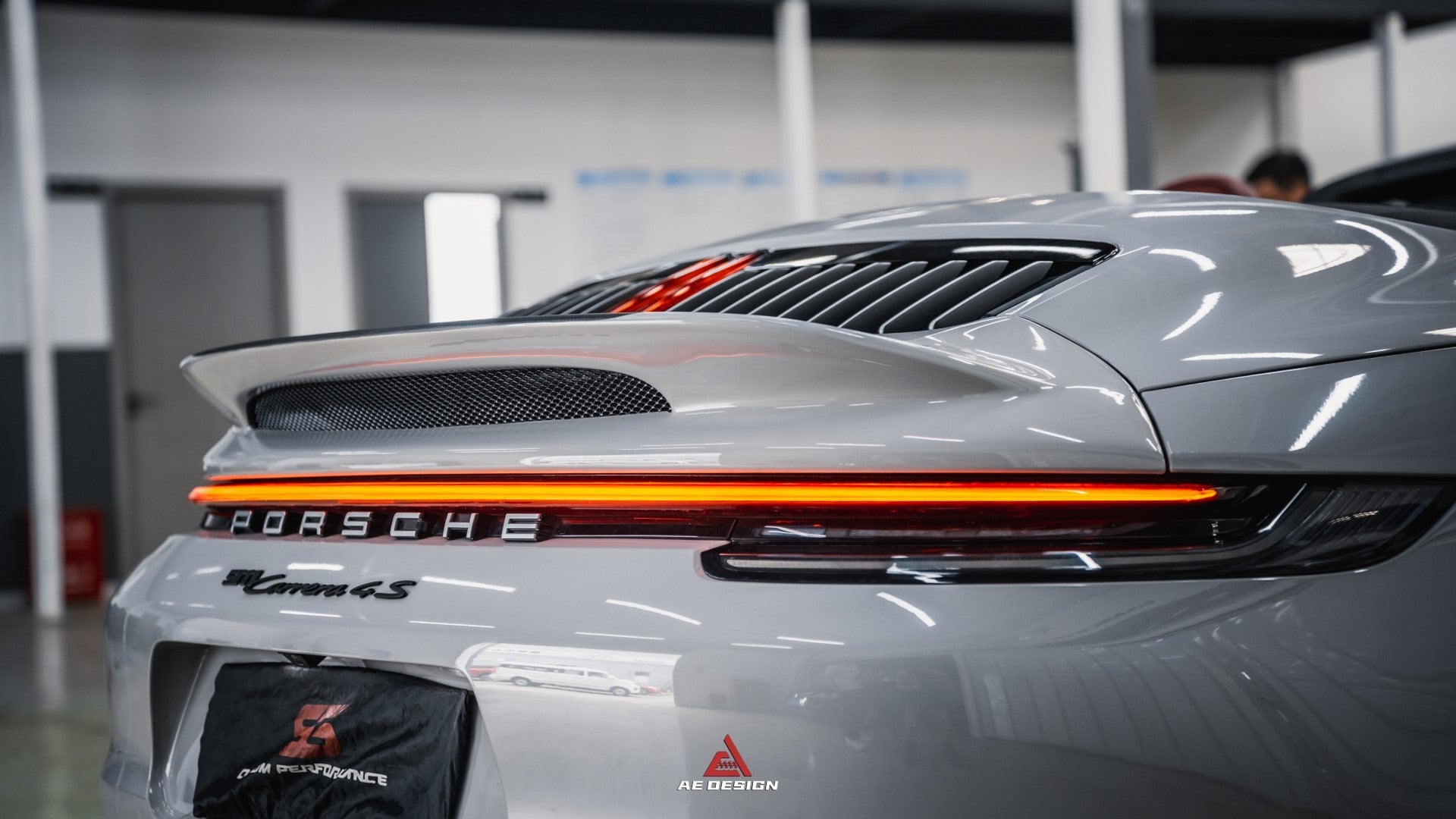 Armorextend AE Design ART Carbon Fiber Ducktail Spoiler for Porsche 992 Convertible Carrera & 4 & S & 4S