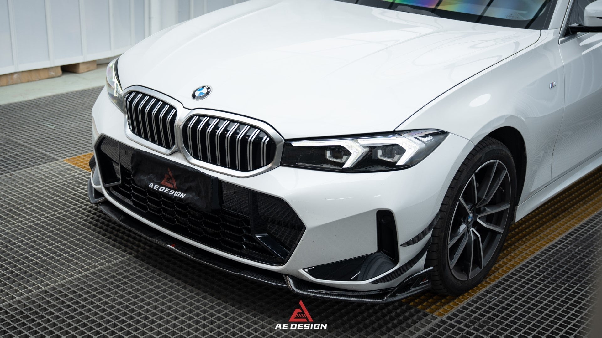 Armorextend AE Design Carbon Fiber Front Lip Splitter for BMW 3 Series G20 330i M340i 2023-ON LCI