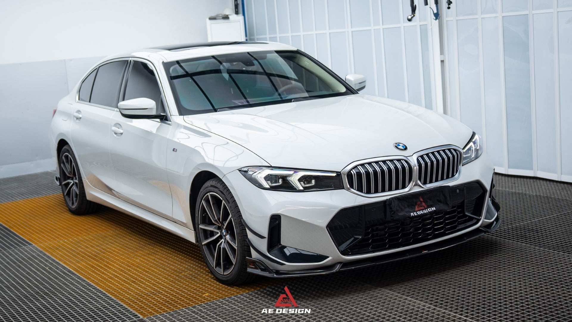 Armorextend AE Design Carbon Fiber Front Bumper Canards for BMW 3 Series G20 330i M340i 2023-ON LCI