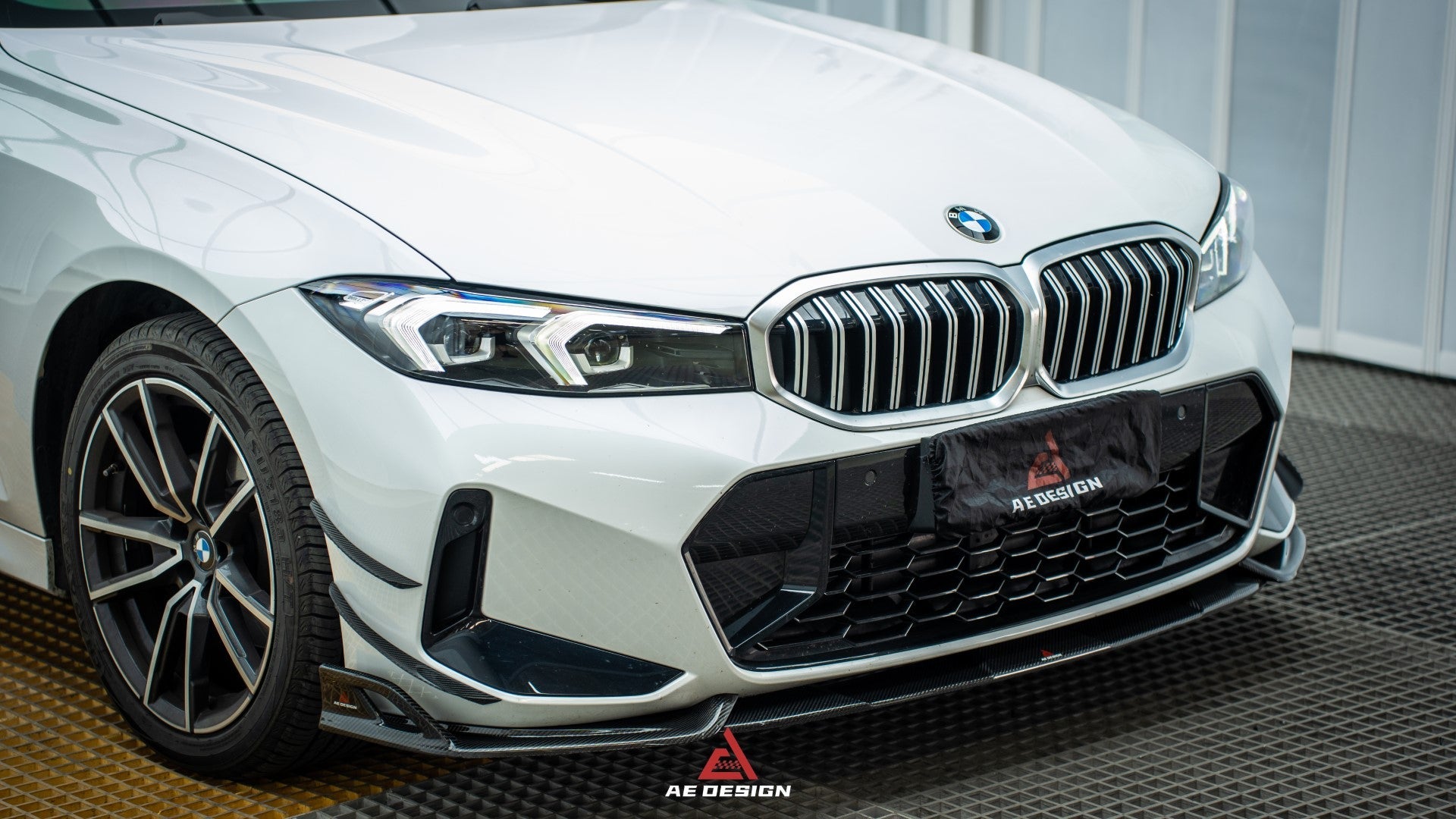 Armorextend AE Design Carbon Fiber Front Lip Splitter for BMW 3 Series G20 330i M340i 2023-ON LCI