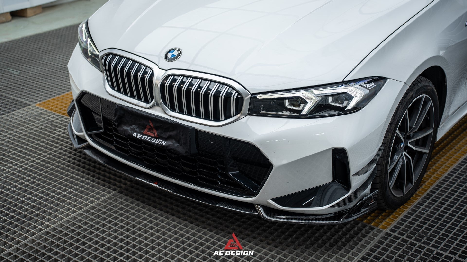 Armorextend AE Design Carbon Fiber Front Lip Splitter for BMW 3 Series G20 330i M340i 2023-ON LCI