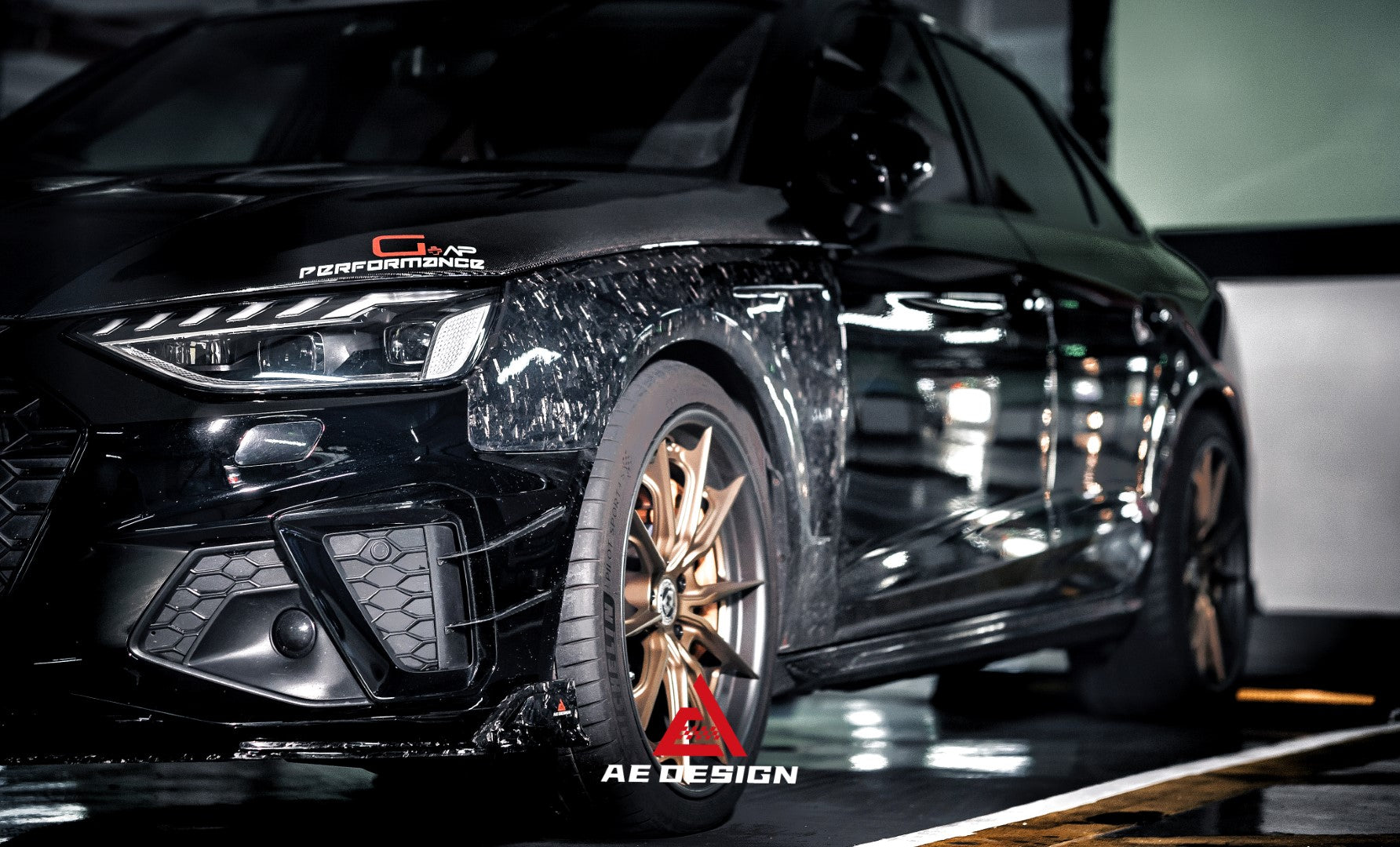 Armorextend AE Design Carbon Fiber Front Fenders for Audi RS4 S4 A4 B9 B9.5