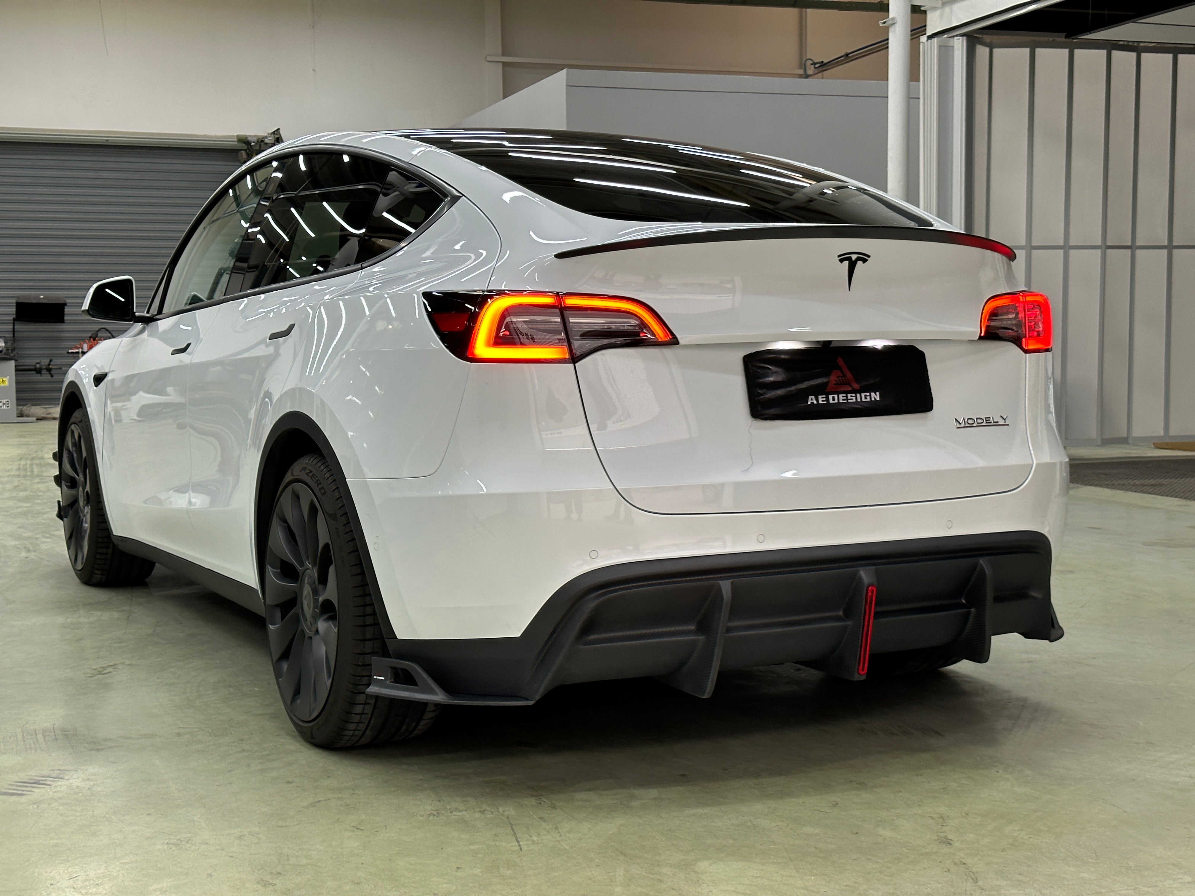 Armorextend AE Design Carbon Fiber Rear Diffuser for Tesla Model Y ...
