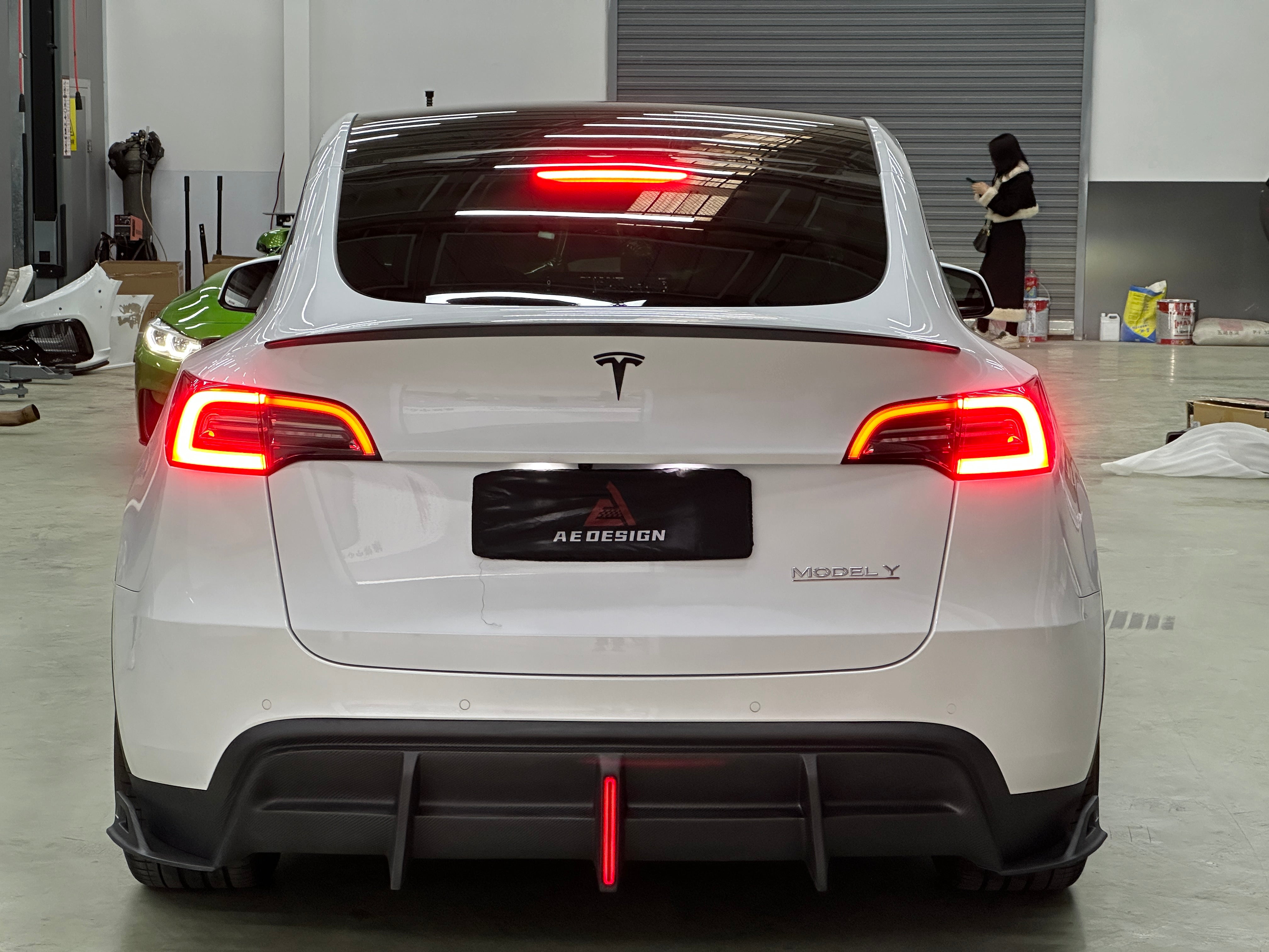 Armorextend AE Design Carbon Fiber Rear Diffuser for Tesla Model Y