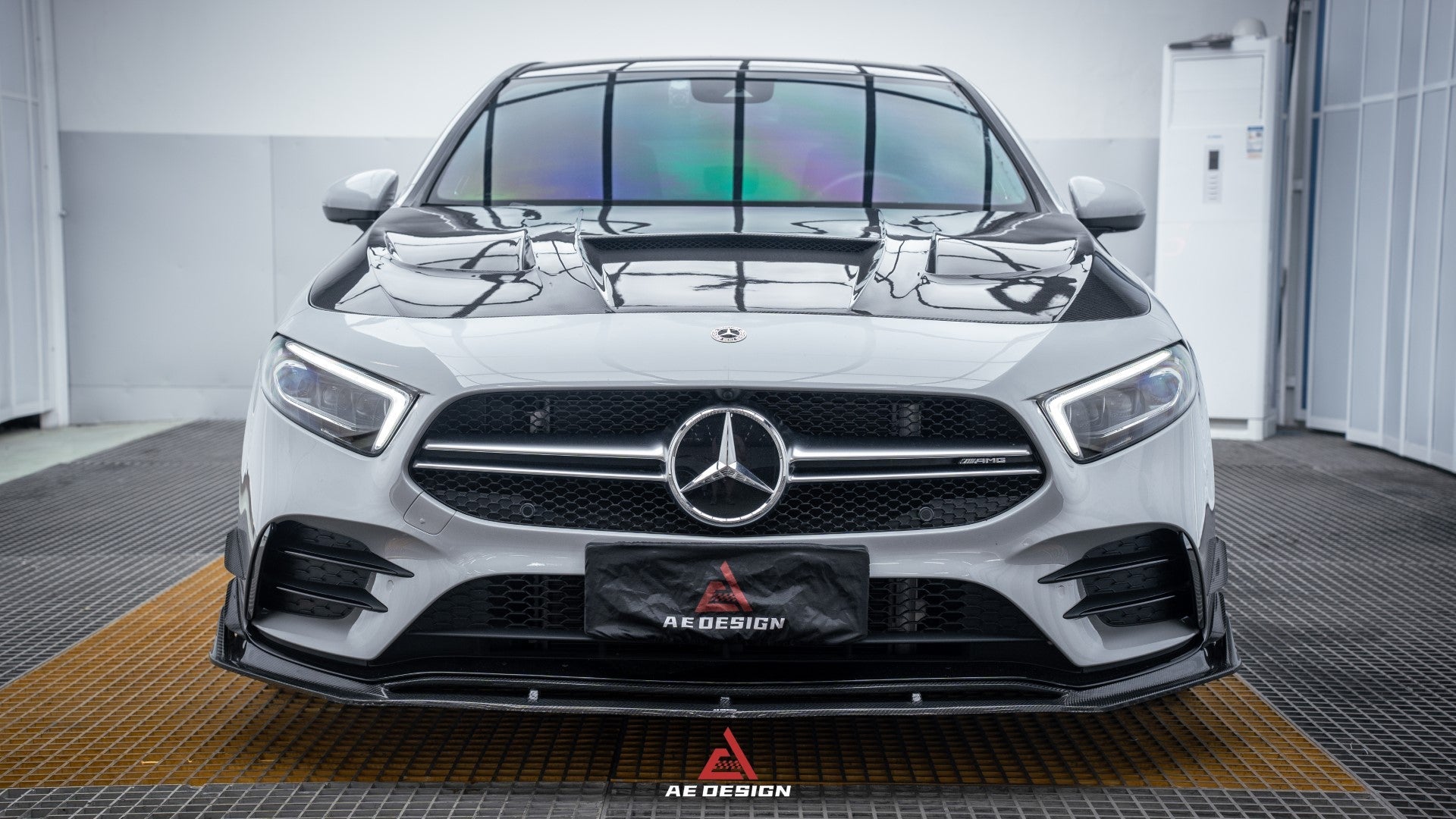 Armorextend "AE Design" Carbon Fiber Front Lip  for W177 A220 A35 Hatchback & A35L
