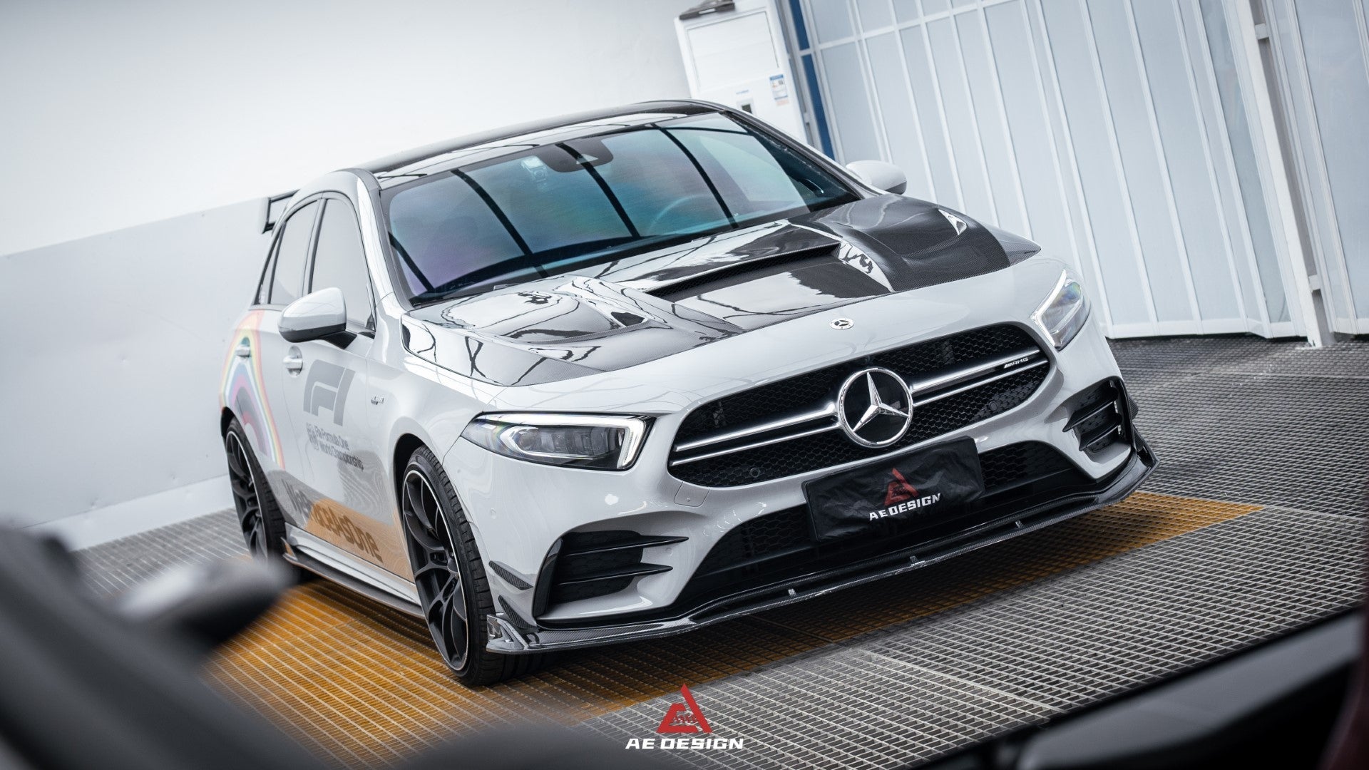 Armorextend "AE Design" Carbon Fiber Front Canards  for W177 A220 A35 Hatchback & A35L - Performance Speedshop