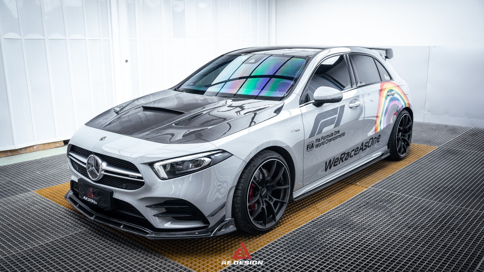 Armorextend "AE Design" Carbon Fiber Front Canards  for W177 A220 A35 Hatchback & A35L - Performance Speedshop