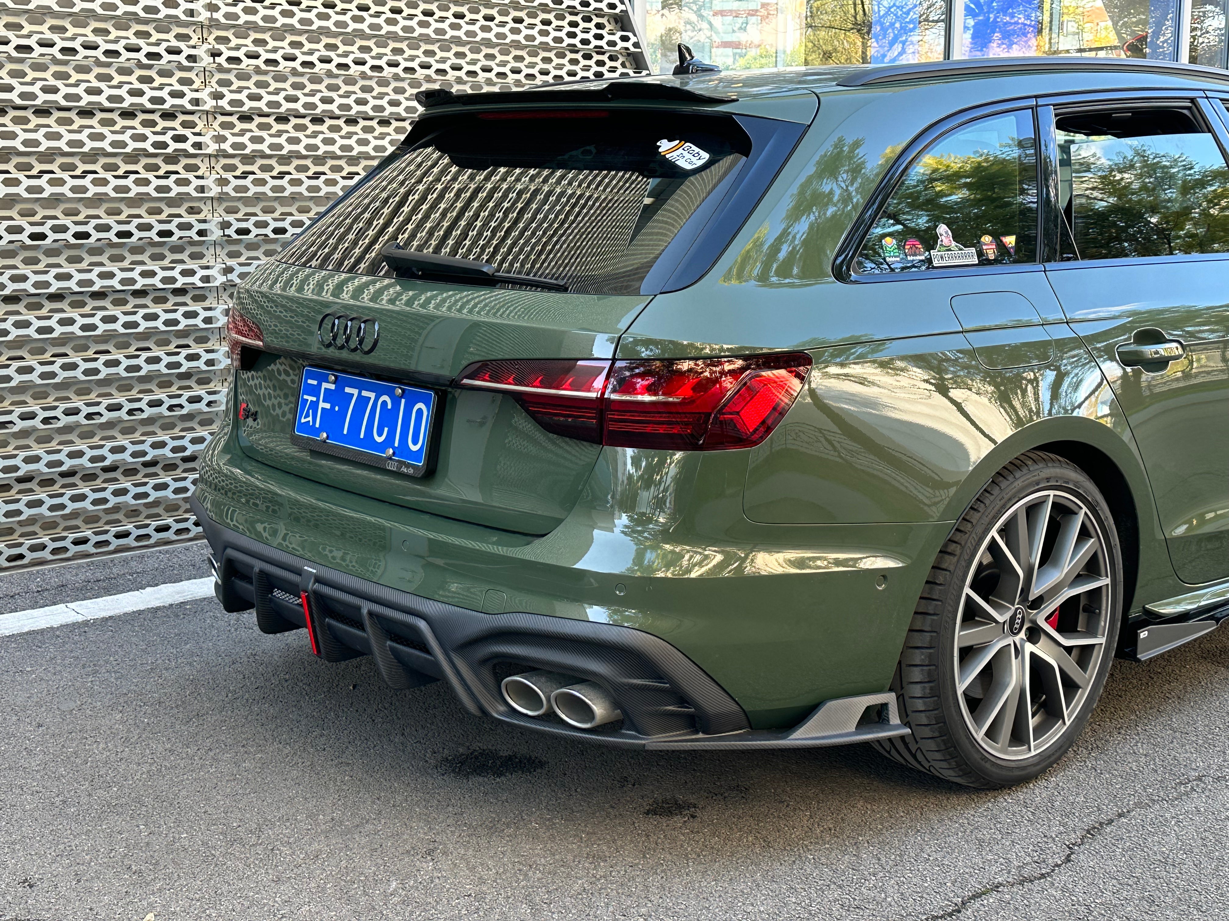Armorextend AE Design Carbon Fiber Rear Diffuser & Canards Ver.2for Audi S4 B9.5 2020-ON - Performance Speedshop