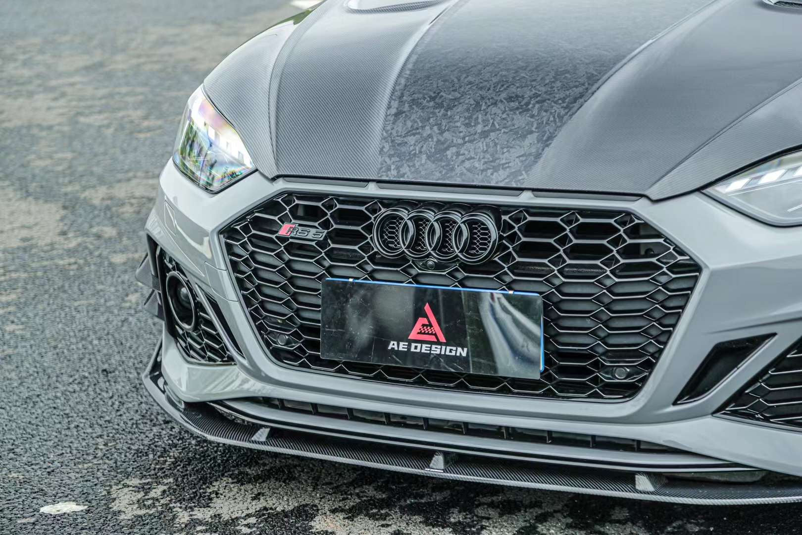 Armorextend AE Design Carbon Fiber Double-Sided Hood Bonnet For Audi RS5 S5 A5 B9 B9.5