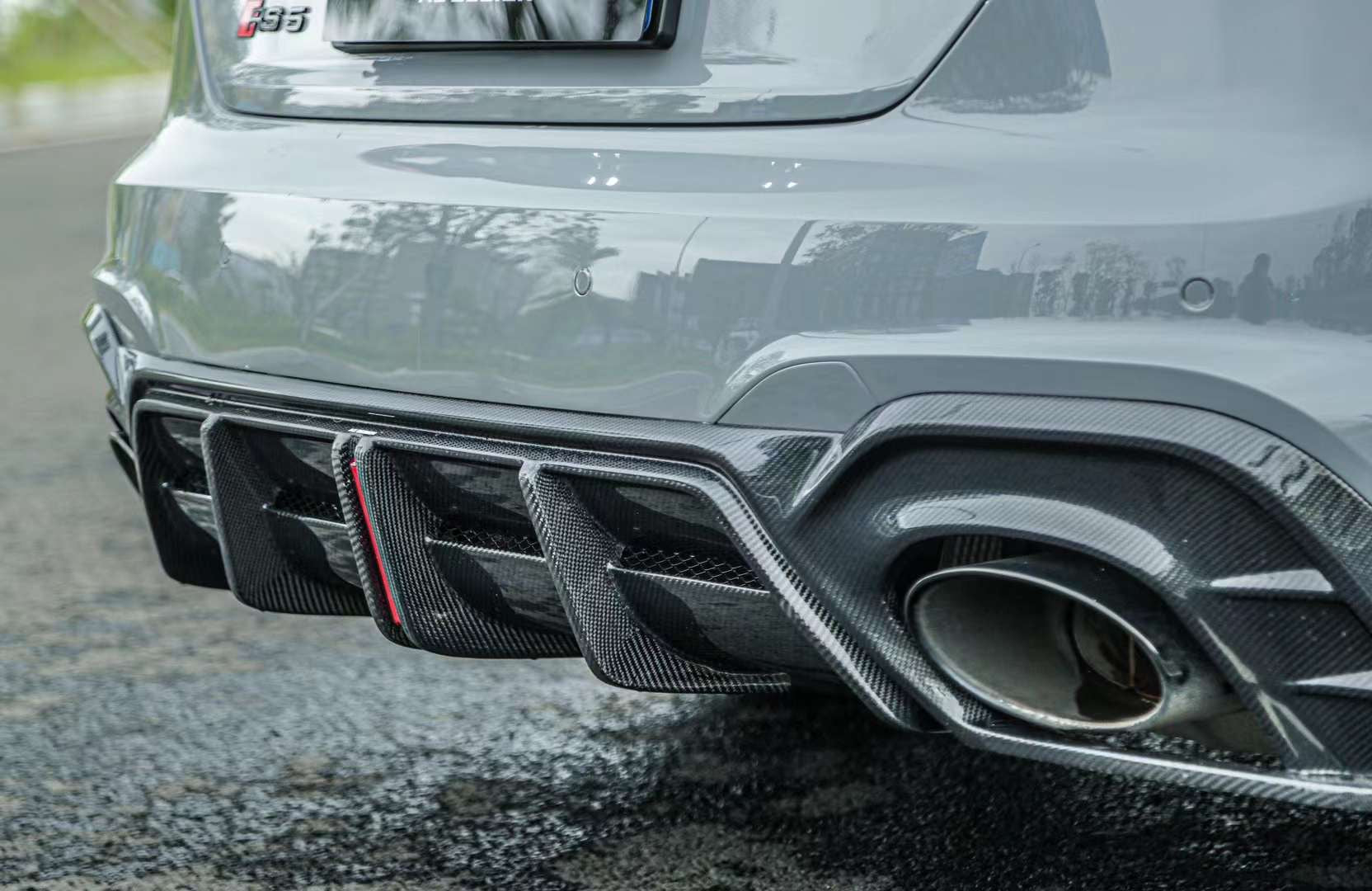 Armorextend AE Design Carbon Fiber Rear Diffuser & Canards for Audi RS5 B9.5 2020-ON