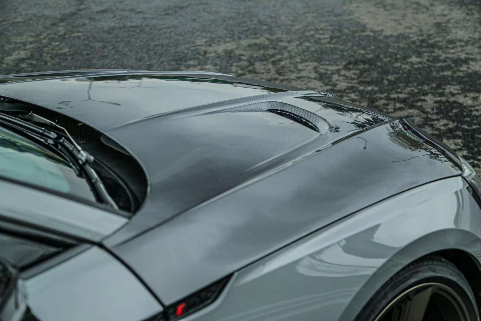 Armorextend AE Design Carbon Fiber Double-Sided Hood Bonnet For Audi RS5 S5 A5 B9 B9.5