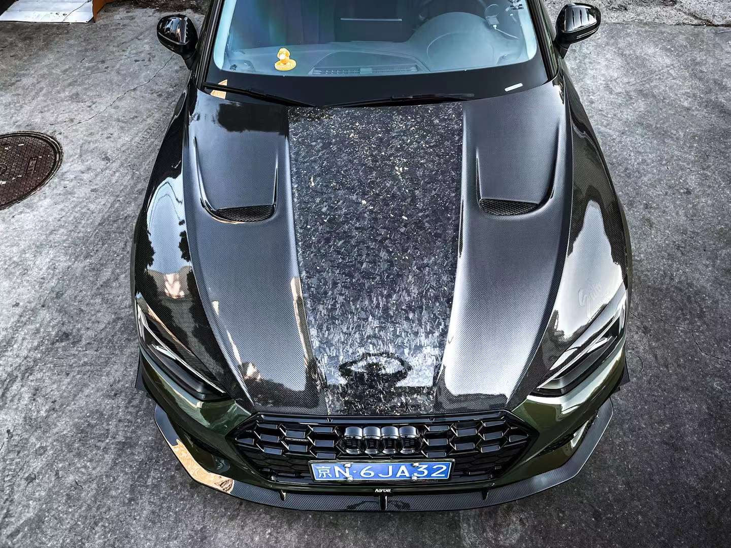 Armorextend AE Design Carbon Fiber Double-Sided Hood Bonnet For Audi RS5 S5 A5 B9 B9.5