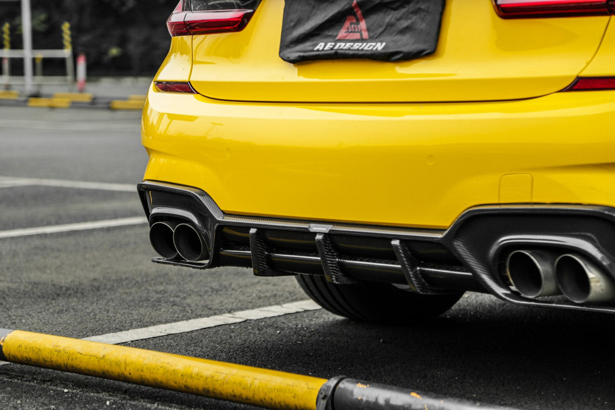 Armorextend AE Design Carbon Fiber Rear Diffuser For BMW G20 330i M340 Armorextend AE Design Carbon Fiber Rear Diffuser For BMW G20 330i M340