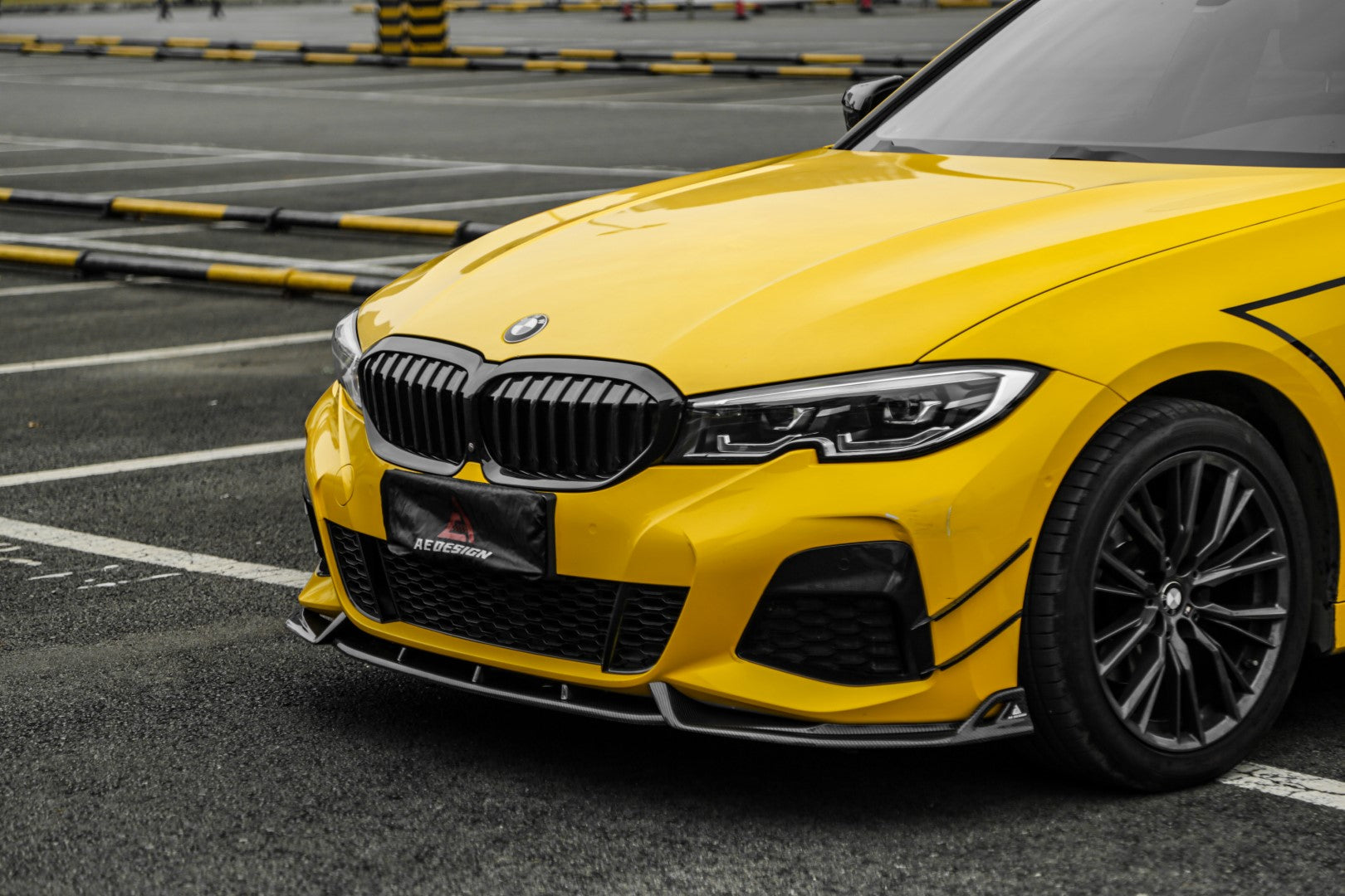 Armorextend AE Design Carbon Fiber Front Lip Splitter for BMW G20 330i M340i 2018-2022