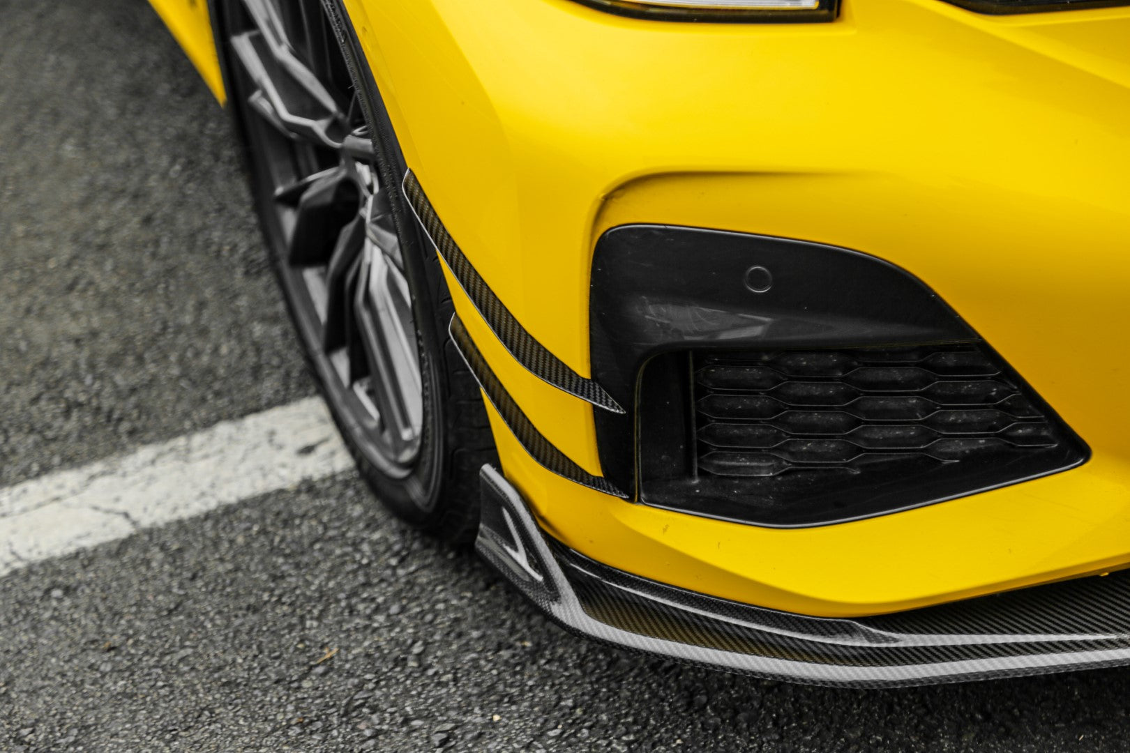 Armorextend AE Design Carbon Fiber Front Lip Splitter for BMW G20 330i M340i 2018-2022