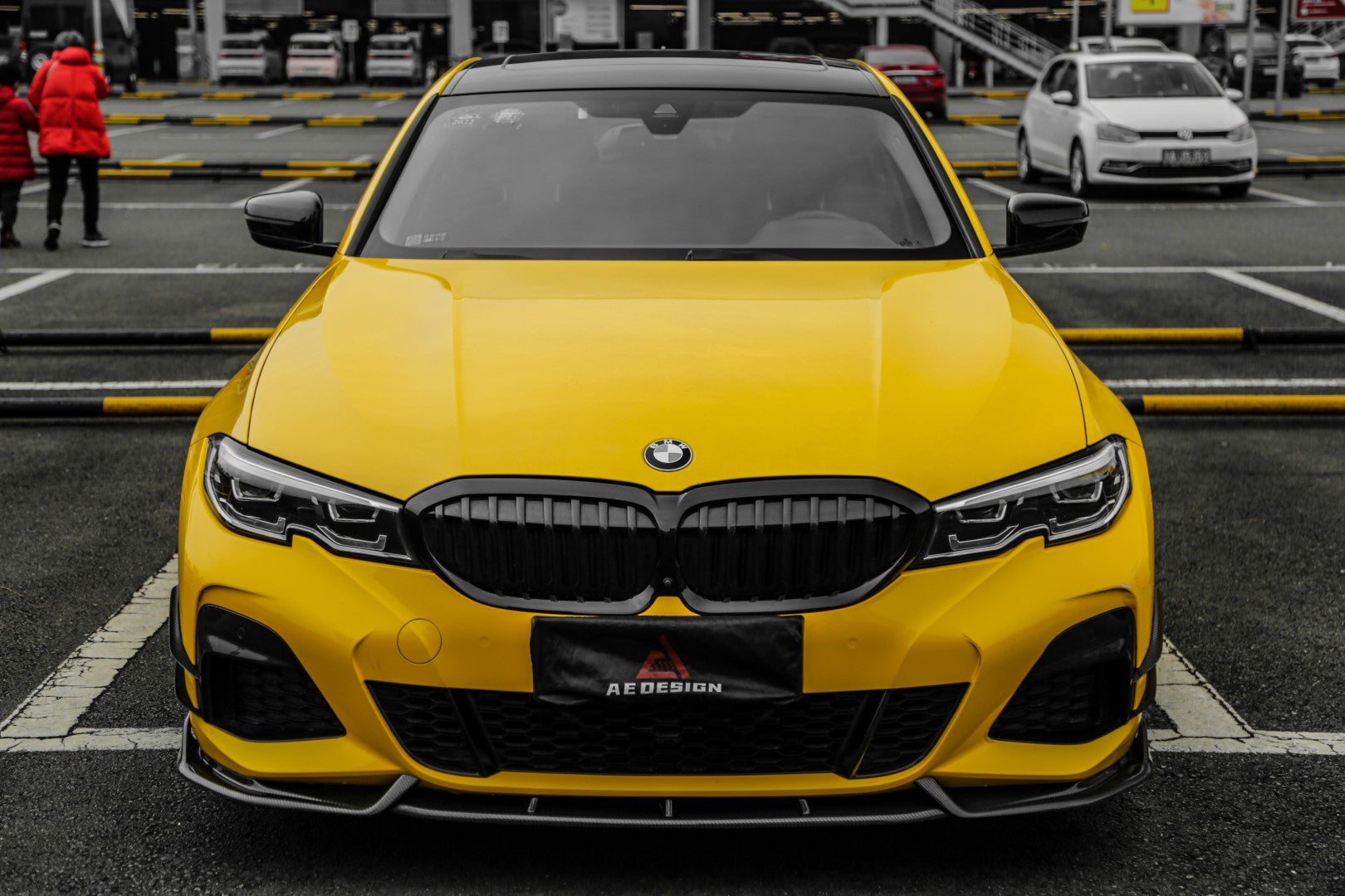 Armorextend AE Design Carbon Fiber Front Lip Splitter for BMW G20 330i M340i 2018-2022